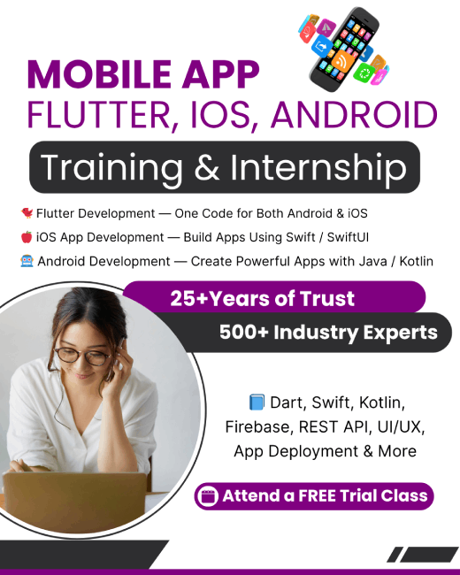 Flutter Training in Coimbatore