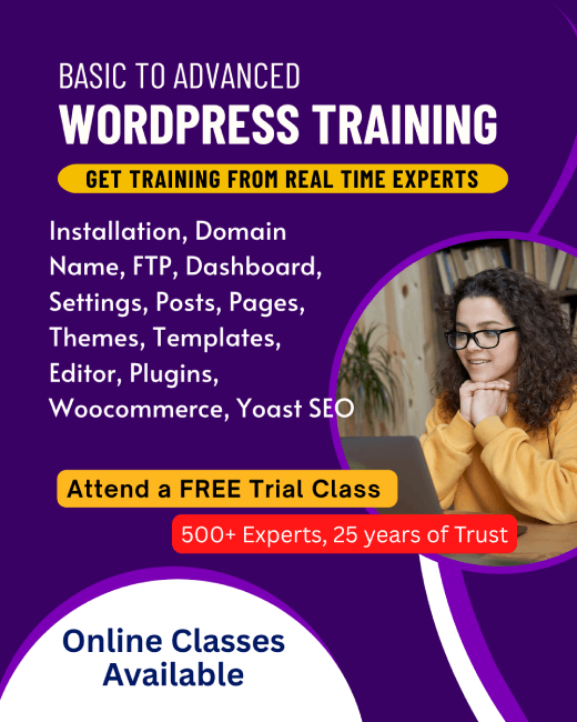 Wordpress Training in Bangalore