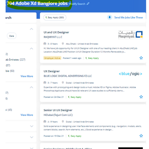Adobe XD internship jobs in Ahmedabad