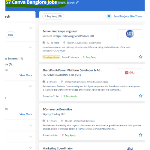 Canva internship jobs in Thrissur